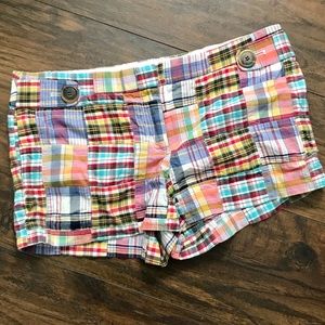 J. Crew Paradiso patchwork madras short